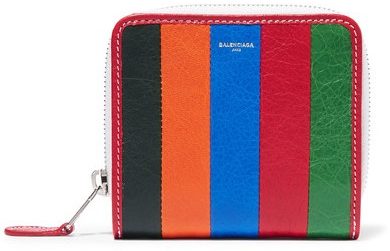 balenciaga-bazar-striped-textured-leather-wallet