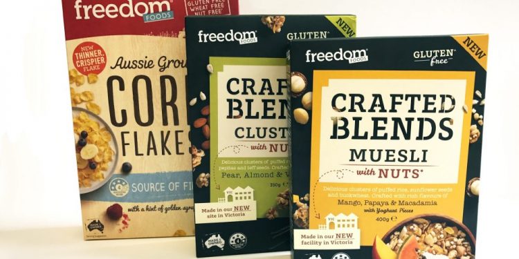 freedom food cereal boxes