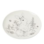 Adairs Fleur Harris Rabbit Daisy Field Plate. Image via Adairs website.