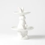 Morgan and Finch Rabbit 2 Tier Cake Stand. Image via Bed Bath and Table website.
