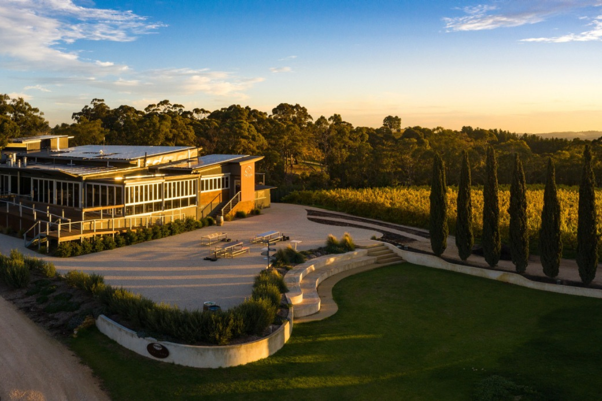 The Lane Vineyard, Adelaide Hills. Photographed by Isaac Forman. Image supplied via South Australia Tourism.