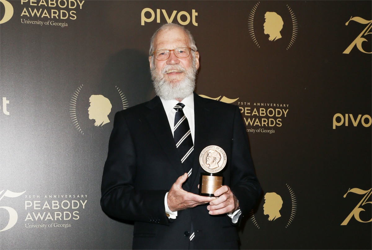 David Letterman. Image: Shutterstock.