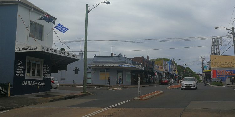 Illawarra rd, Danas Delil Cafe on the left. Image: Christopher Kelly