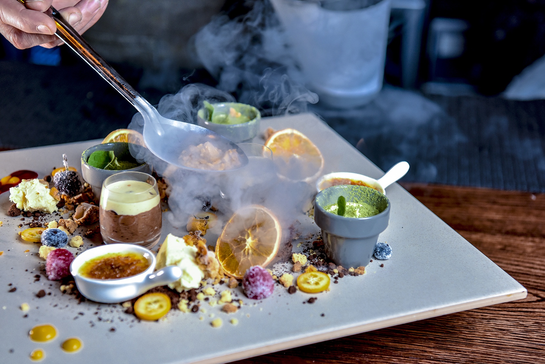 'Fire and Ice' dessert platter. Image: Supplied