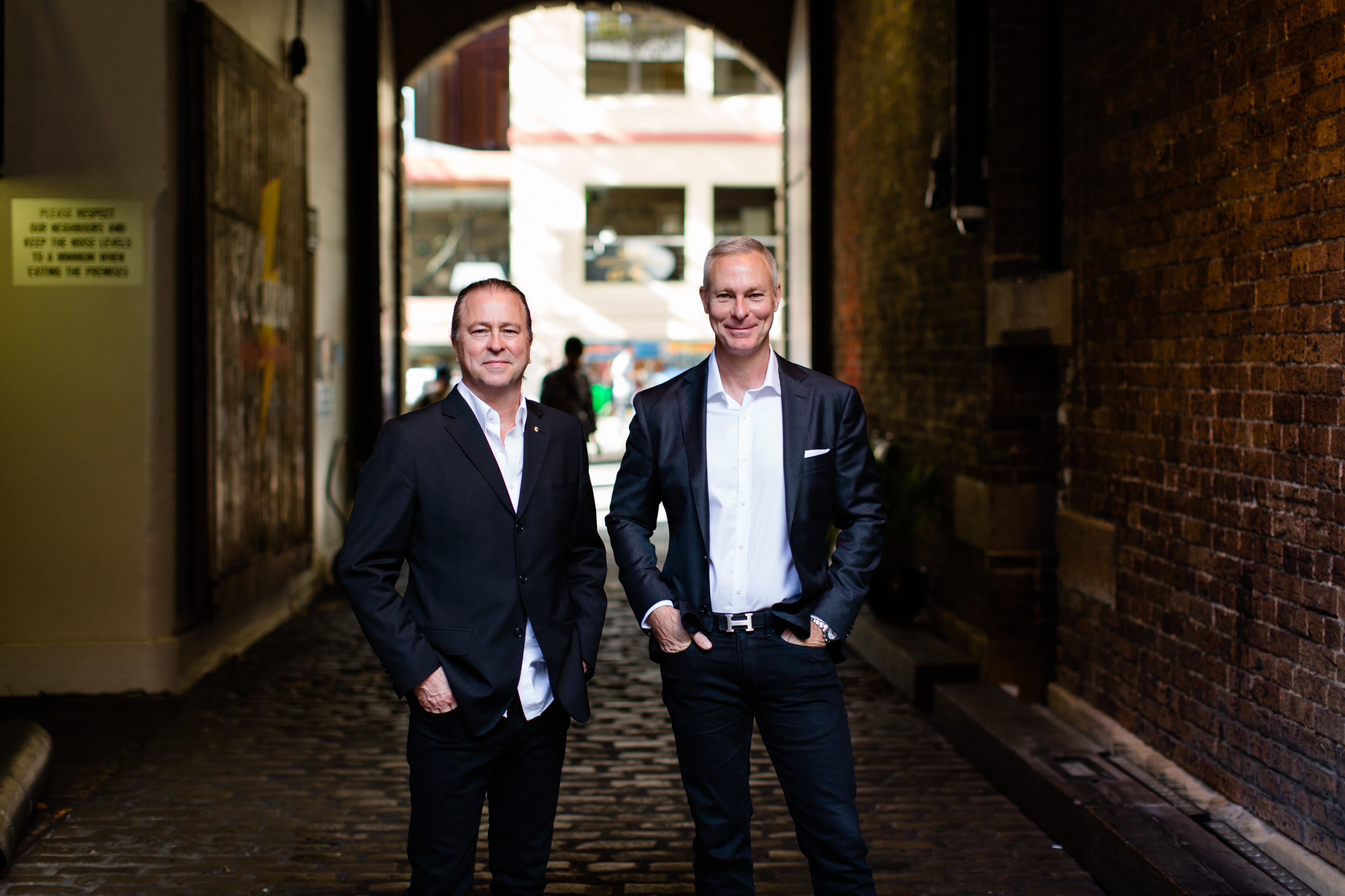 Left to Right: Culinary Director Neil Perry and Rockpool Dining Group CEO Thomas Pash. Image: Supplied