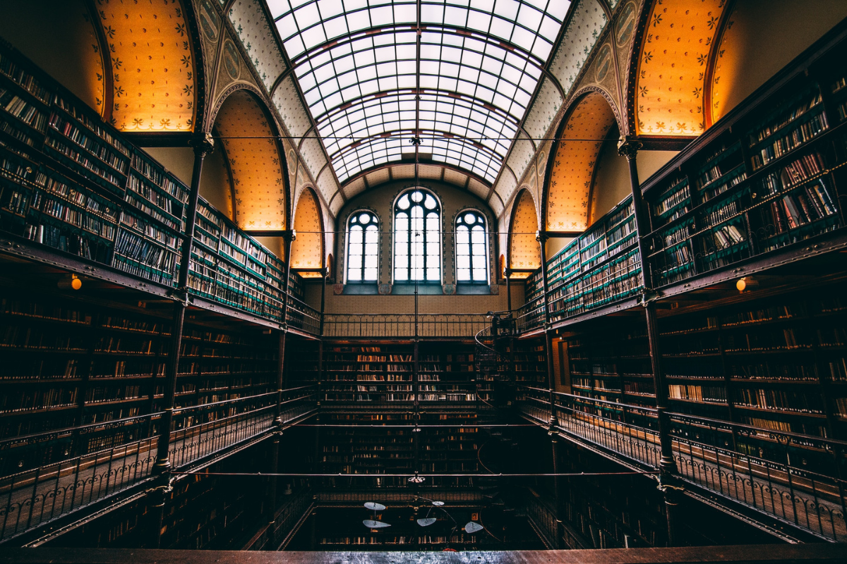 Amsterdam Library. Photography by Will van Wingerden. Image via Unsplash