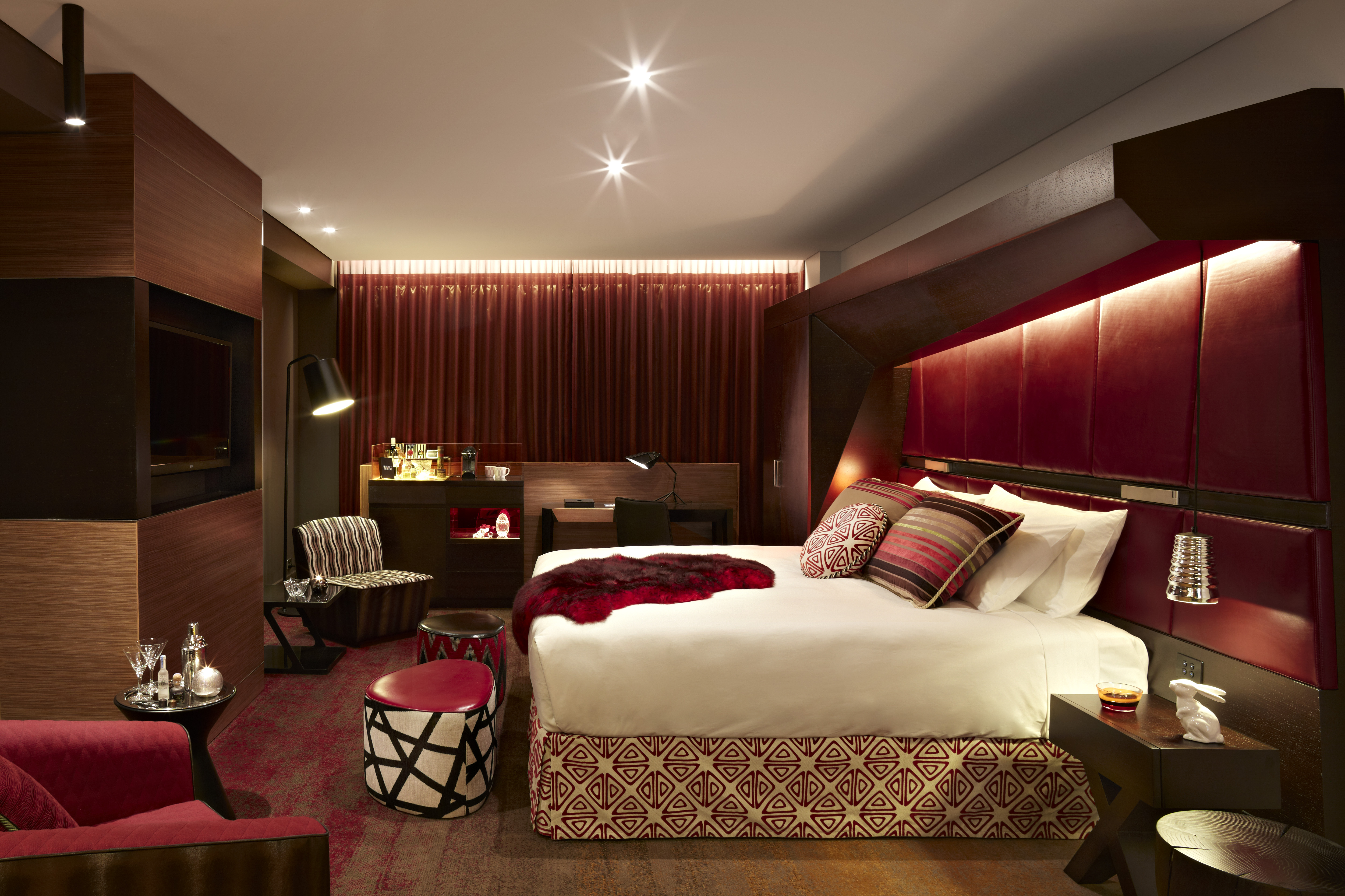 Hotel suite at QT Sydney. Image: Supplied