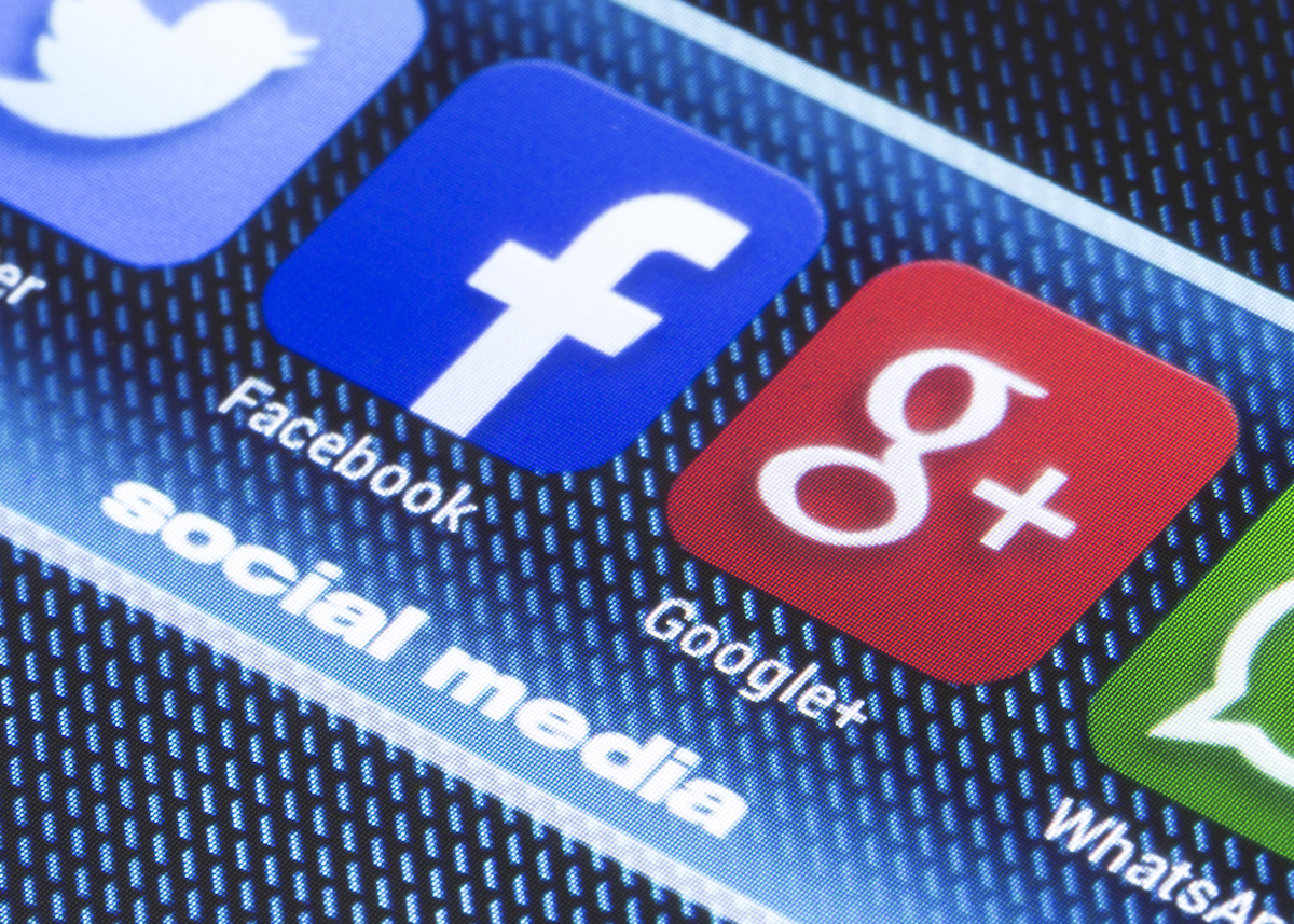 Google and Facebook App Icons. Image by Quka via Shutterstock.