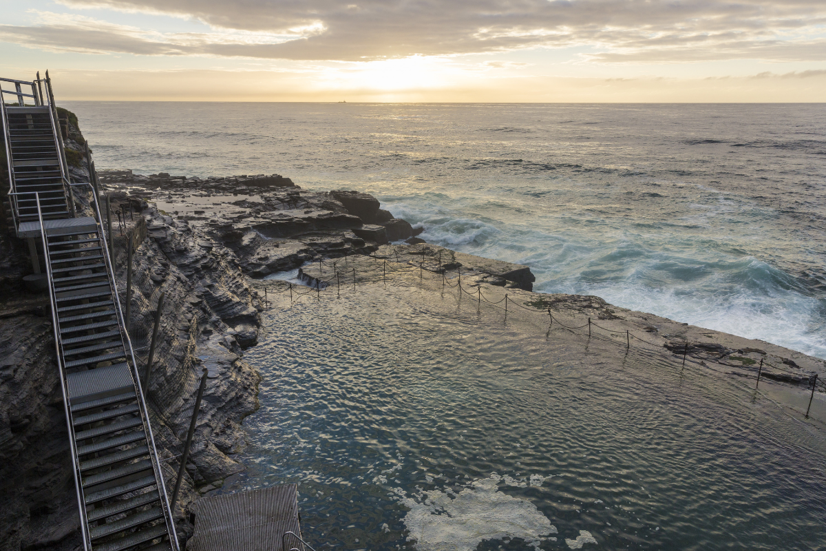 The Bogey Hole, Newcastle. Photographed by Daniel Boud. Image supplied via Destination NSW.