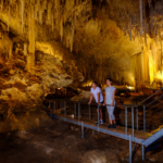 Jewel Cave, Augusta, Margaret River. Image supplied via Tourism Western Australia.