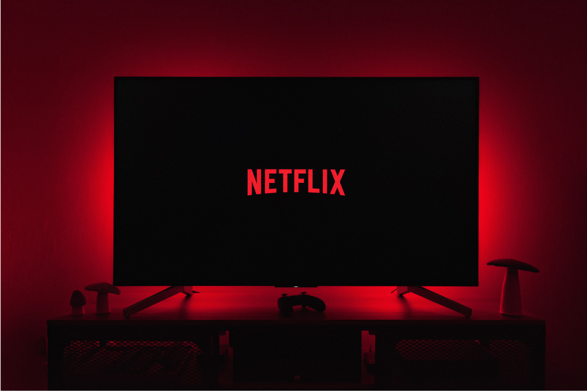 Netflix on TV. Photography by Thibault Penin. Image via Unsplash