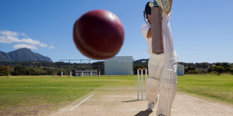 Batsmen Plays Cricket. Image by Wavebreak Media via Shutterstock.