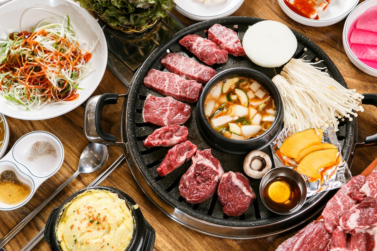 Korean BBQ spread. Photographed by TMON. Image via Shutterstock