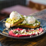 Geographe Restaurant and Espresso Bar, Freycinet Tasmania. Photographed by Stu Gibson. Image supplied via Tourism Tasmania Visual Library.