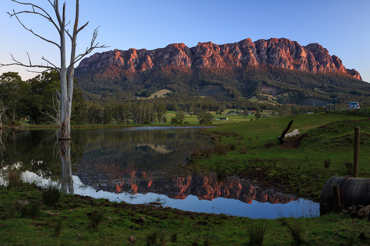 Mount Roland, Sheffield Tasmania. Photographed by Ryan Hoi. Image via Shutterstock