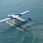 Seaplane on sea. Image by Anaducay via Shutterstock.