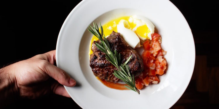 Steak on plate. Image by Eduado Roda Lopes via Unsplash.