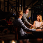 The Bay Restaurant, Freycinet Lodge, Freycinet Tasmania. Photographed by RACT Destinations. Image supplied via Tourism Tasmania Visual Library.