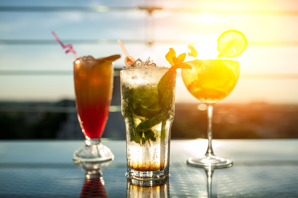 Beach Cocktails. Image Sourced From Shutterstock. Photographed by Goami.