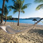 Beach Hammock, Catseye Bay. Hamilton Island. Supplied by Tourism and Events Queensland. Photographed by Paul Ewart.