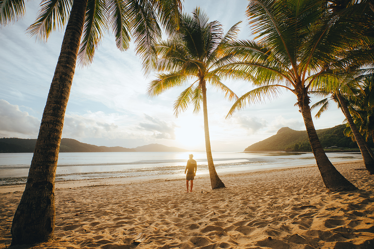 Catseye Beach, Hamilton Island. Supplied by Tourism and Events Queensland. Photographed by Jason Hill.