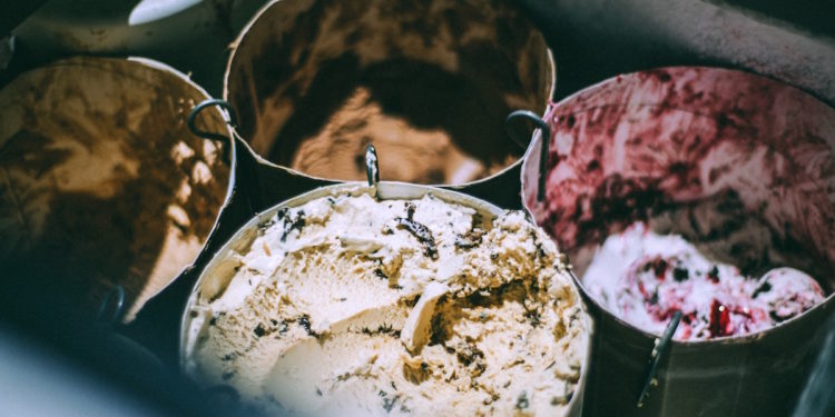 Gelato Tubs. Image by Maria Orlova via Pexels.