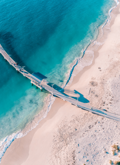 Jurien Bay Jetty Western Australia. Photographed by AM Photo Co. Image via Shutterstock.