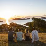 Sunset Drinks at One Tree Hill, Hamilton Island. Supplied by Tourism and Events Queensland. Photographed by Brooke Miles for Riptide Creative.