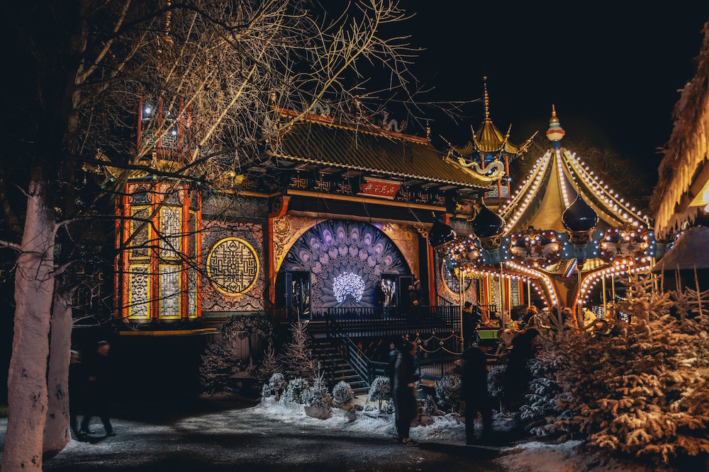 Tivoli Gardens. Image by Ethan Hu via Unsplash.