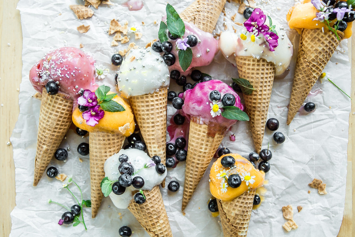 Gelato Flatlay. Image by Brooke Lark via Unsplash.