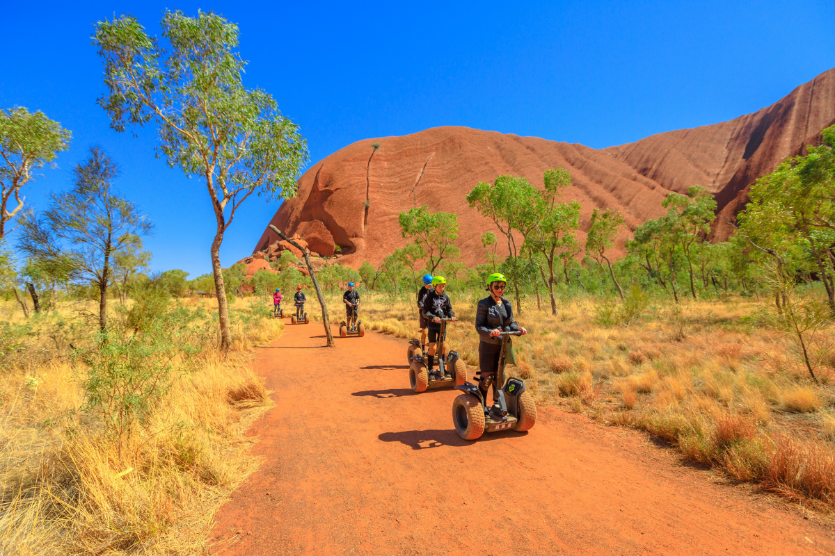 Segway Tours, Uluru, Northern Territory. Photographed by Benny Marty. Image via Shutterstock.