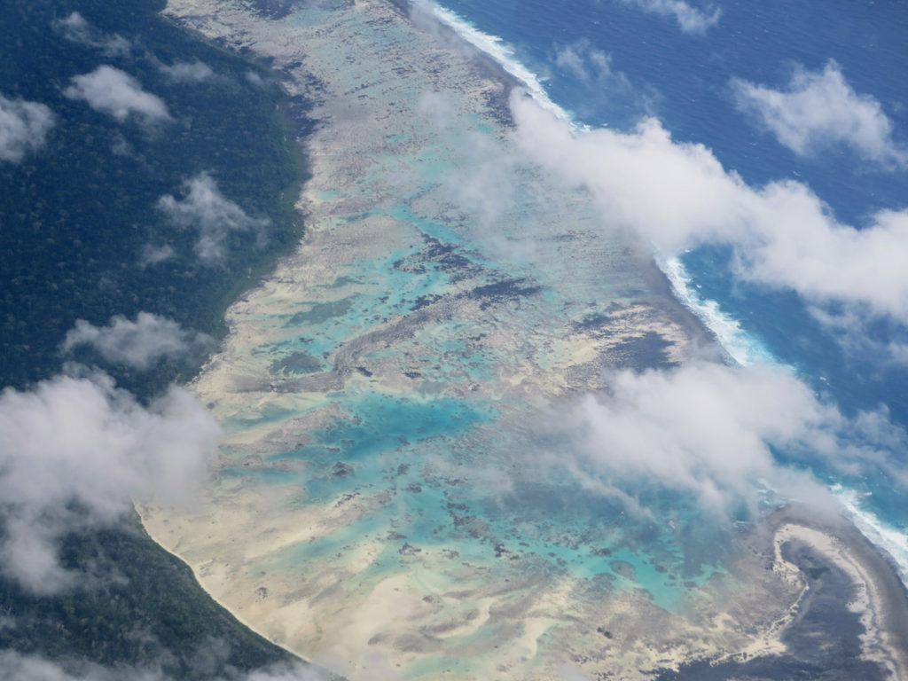 Aerial View of North Sentinel Island. Image by vivaswa via Shutterstock.