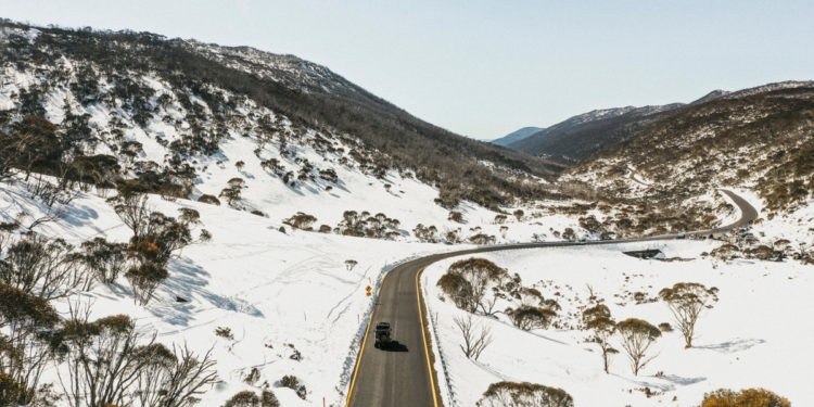 Snowy Mountains, Australia. Photographed by Alexandra Adoncello. Image via Destination NSW
