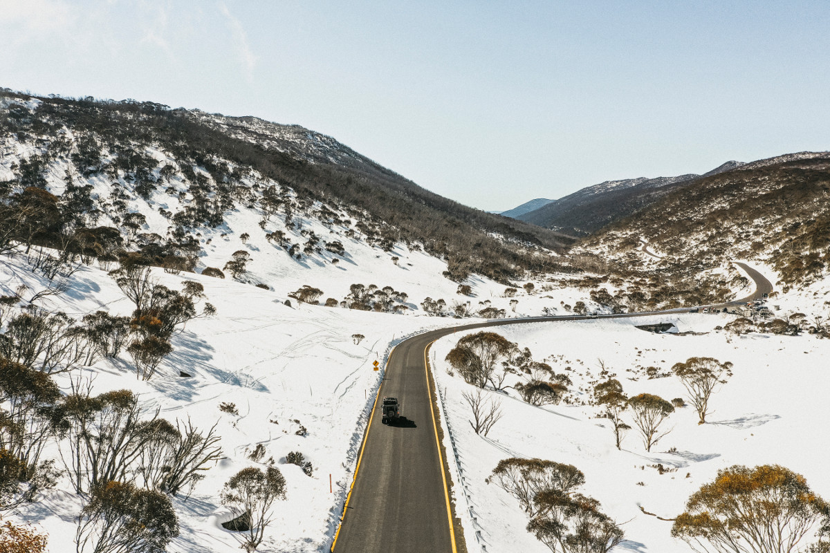 Snowy Mountains, Australia. Photographed by Alexandra Adoncello. Image via Destination NSW