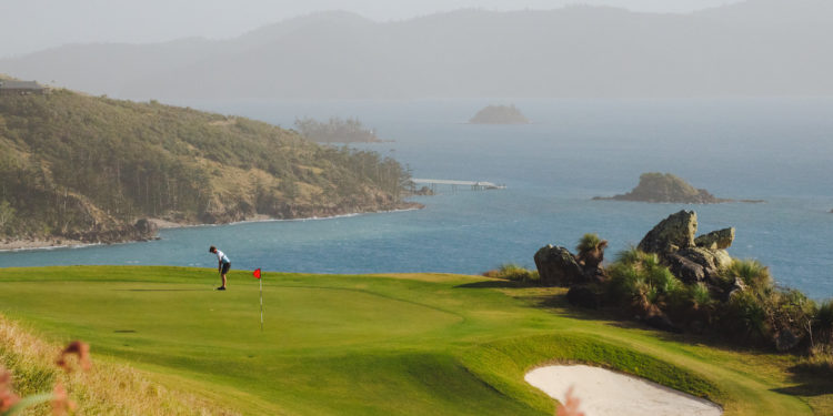 Australia's Top 16 Golf Courses of 2021. Hamilton Island Golf Club, Queensland. Photographed by Reuben Nutt. Image supplied via Tourism and Events Queensland