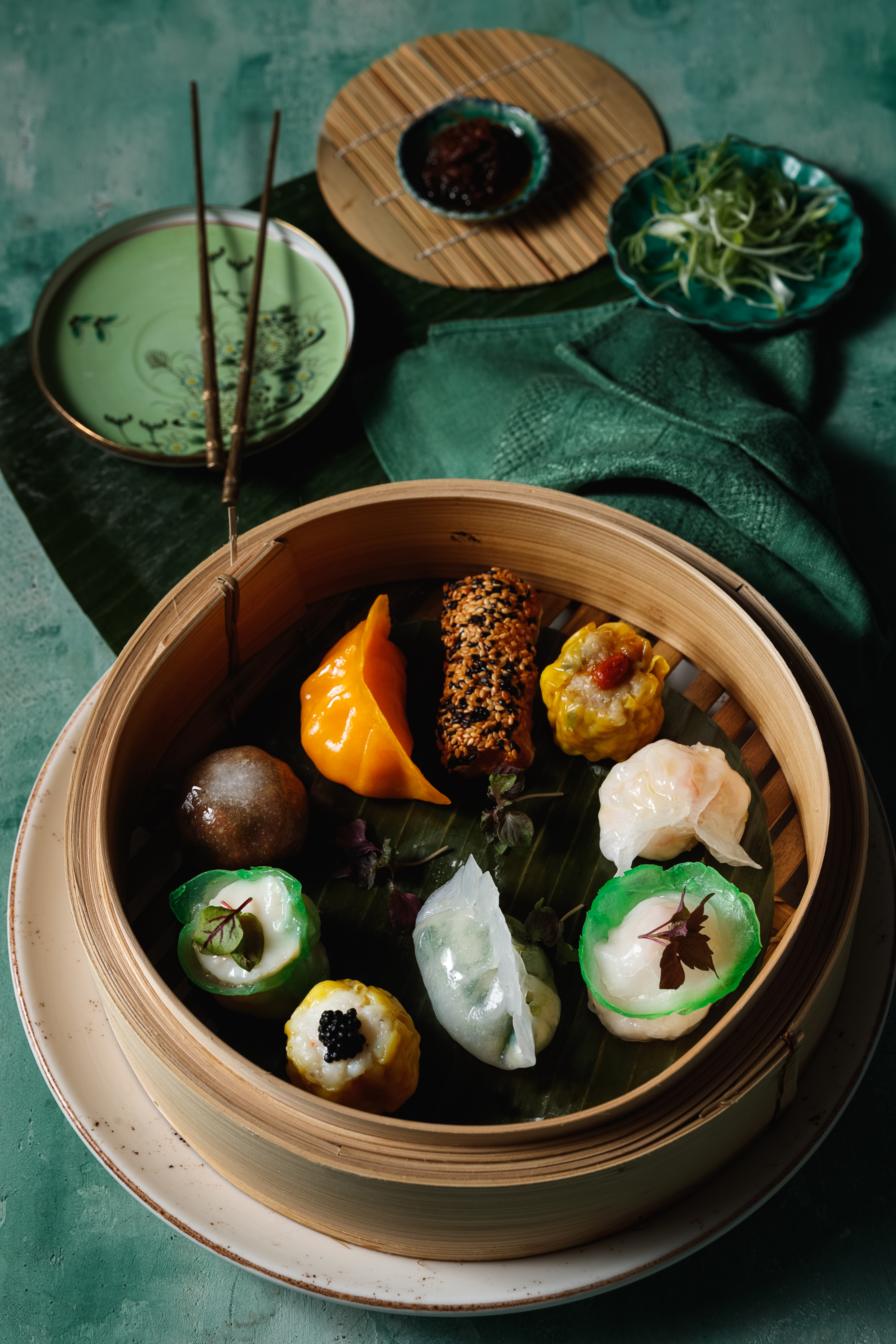 Duck & Rice Assorted Steamed Dim Sum Basket