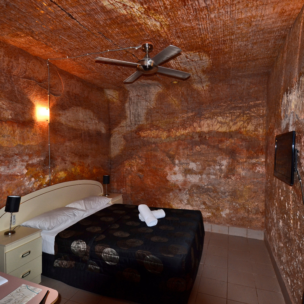 Stay in an underground hotel