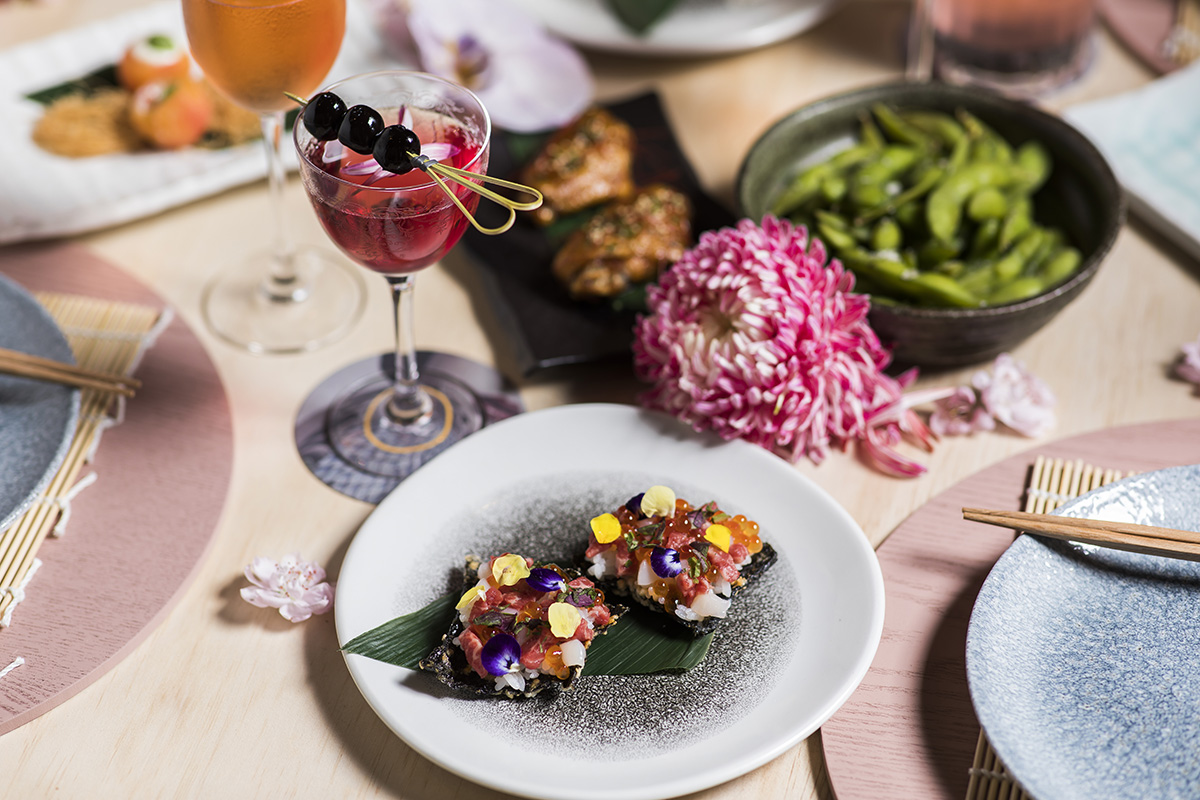 4 Spring Cherry Blossom Inspired Cocktail Recipes. Photographed by Anna Kucera. Image supplied.