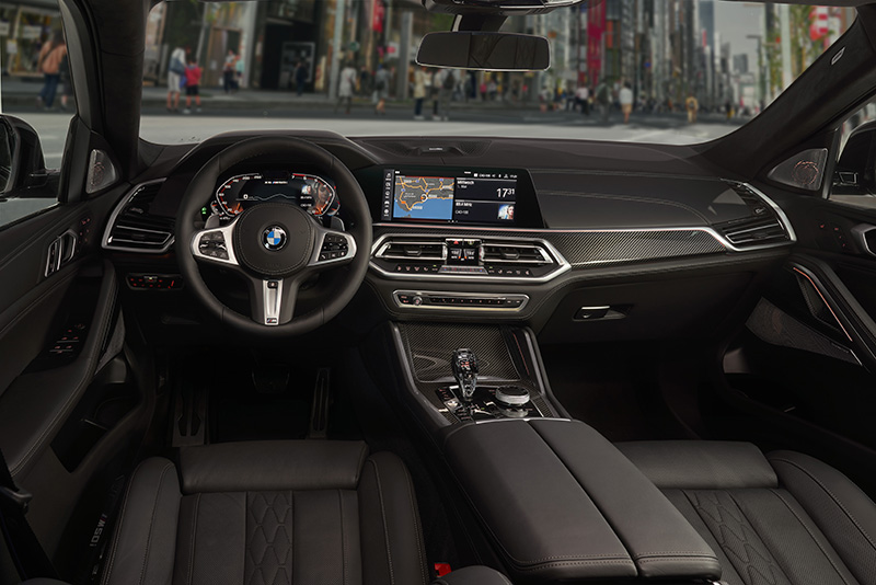 Dashboard of the new BMW X6. Image supplied