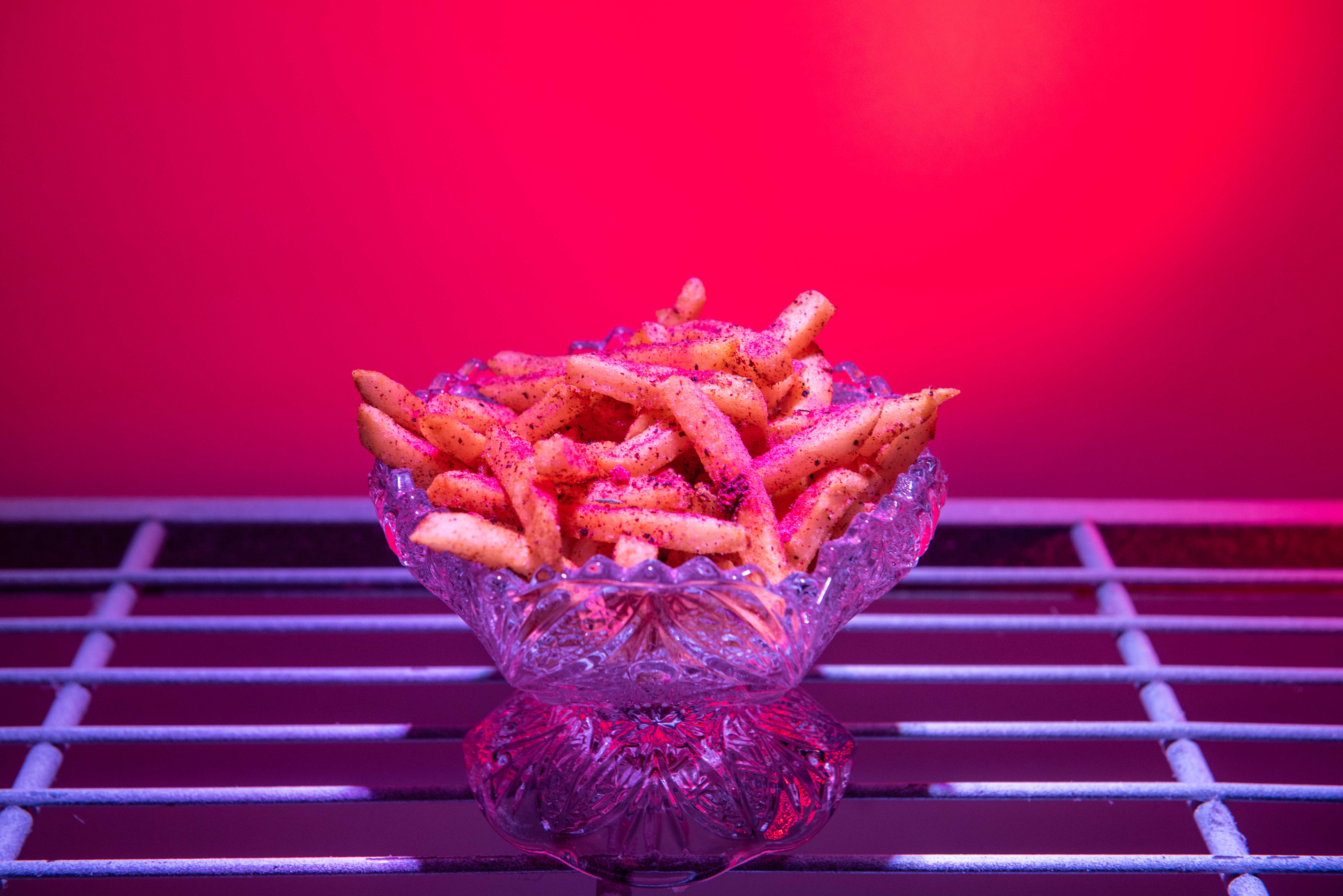 Shoestring fries with chilli salt ($12) by Stevie Hatz