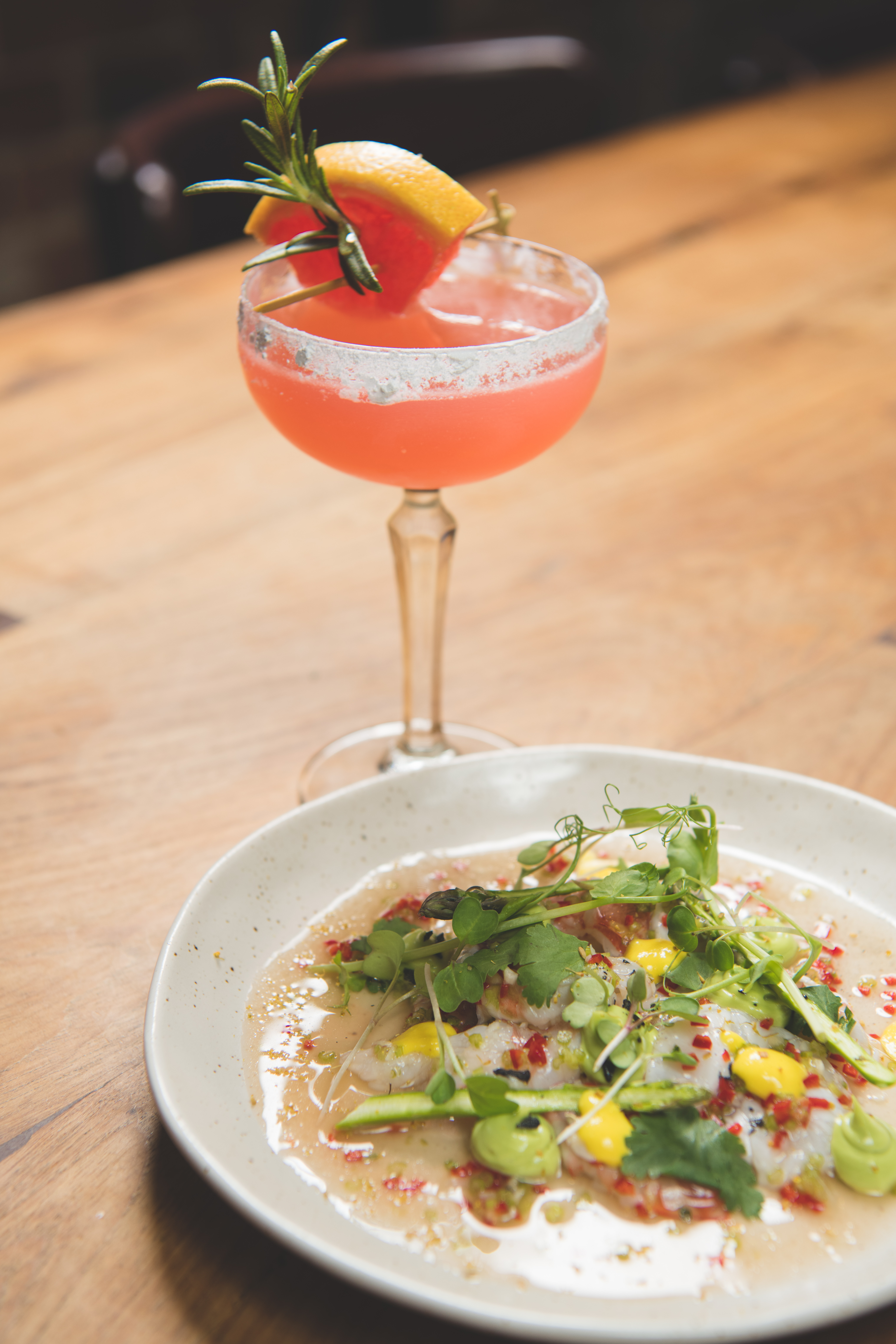 The Stables Prawn Ceviche. Image supplied