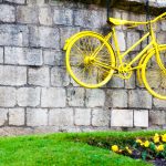 Yellow bicycle Tour de Yorkshire. Photgraphed by Constantin Stanciu. Image via Shutterstock