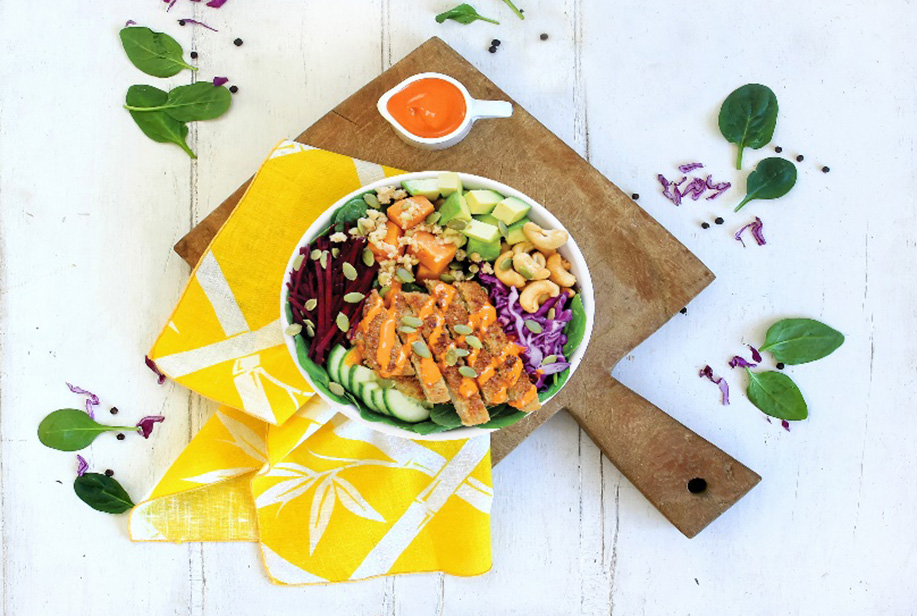 Fry's Family Food Co. Buddha Bowl partnership with SumoSalad. Image Supplied.