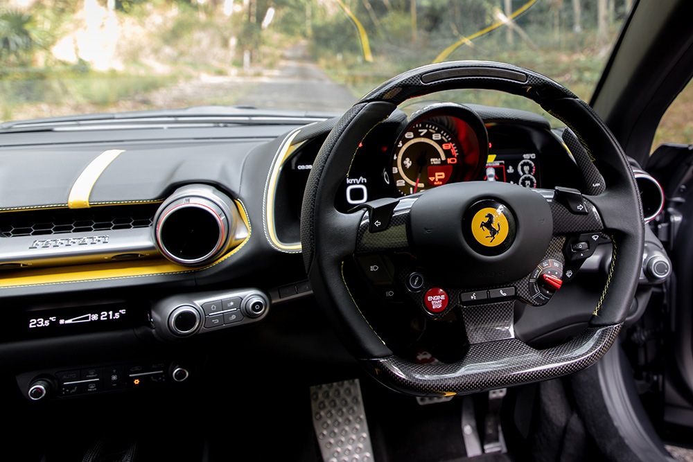 Ferrari 812 Interior. Image supplied via The Redline