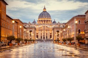 The Vatican. Photographed Vladmir Sazonov. Image via Shutterstock