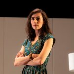 Geraldine Hakewill in STC’s The Real Thing, 2019. Photographed by Lisa Tomasetti. Image supplied