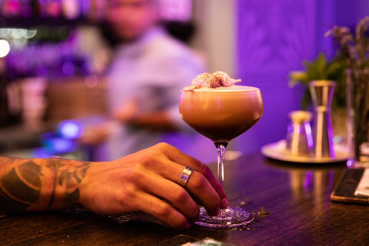 Hyde Hacienda Sydney Bar + Lounge Campfire Espresso Martini. Image supplied