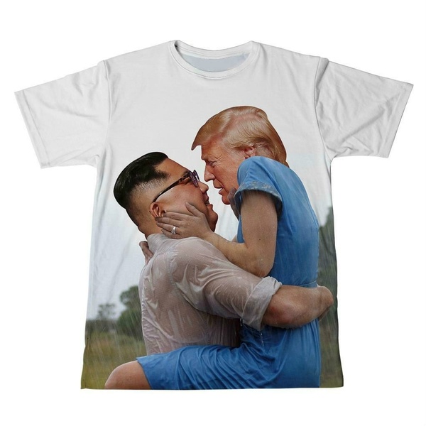 4. Trump KISS Kim Jong-un Tee 