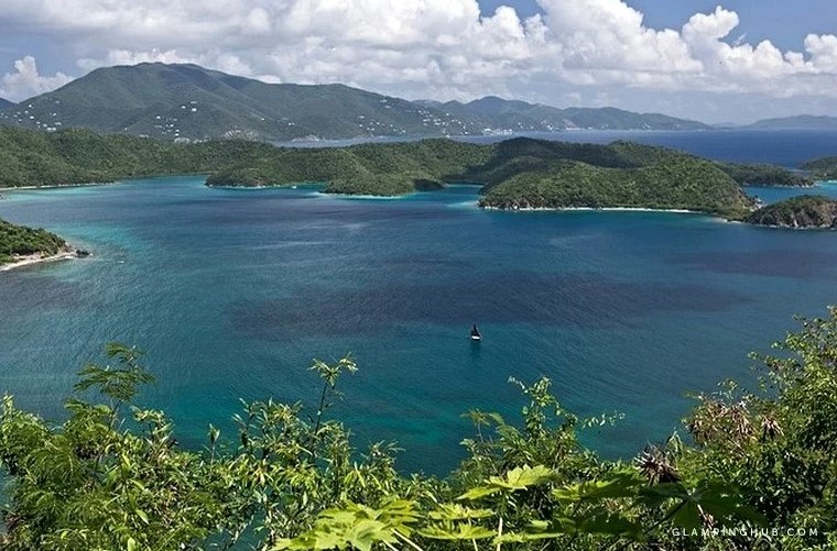 Coral Bay, United States Virgin Islands. Image via Glamping Hub supplied.