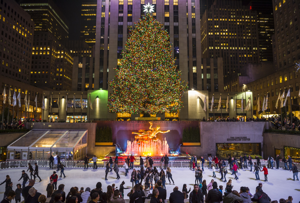 New York City Ice Rink during Christmas. Image: lazyllama / Shutterstock